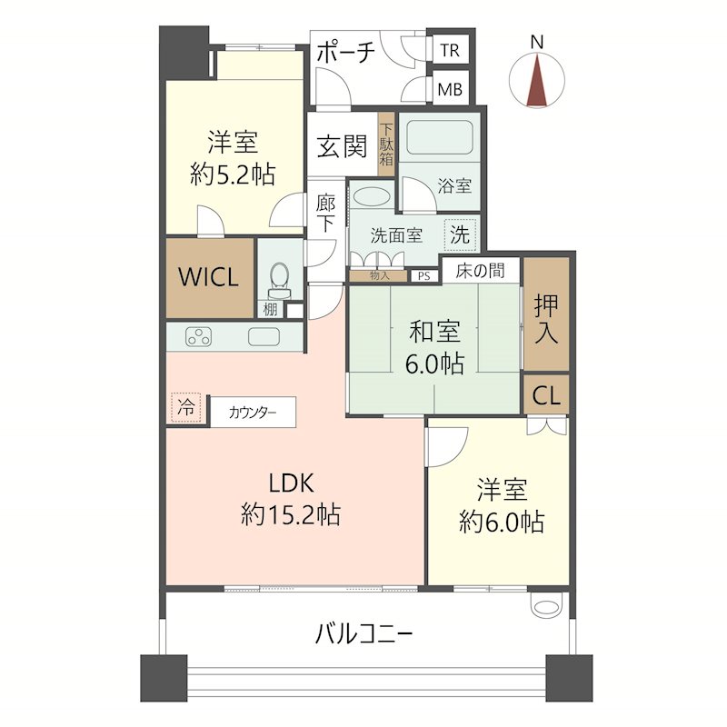 物件の間取り画像