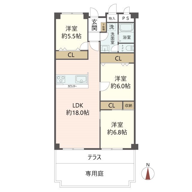 物件の間取り画像