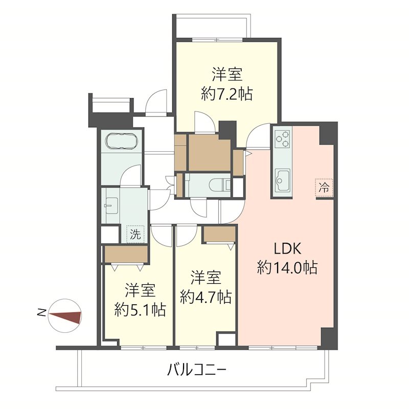 物件の間取り画像