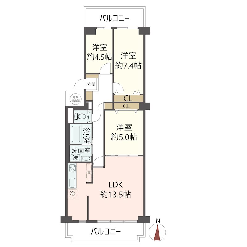 物件の間取り画像