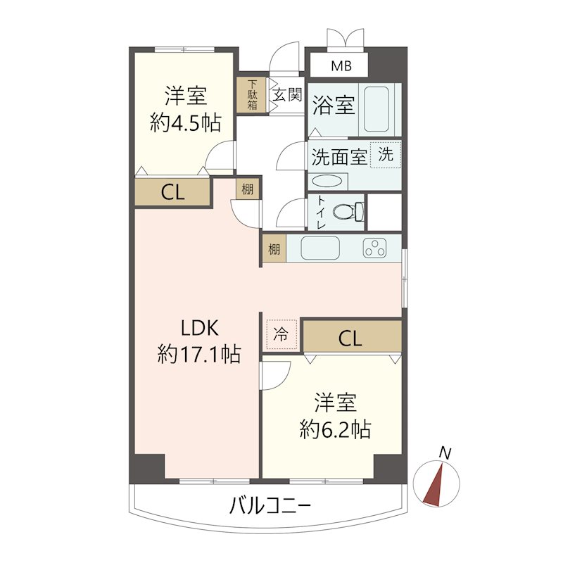 物件の間取り画像