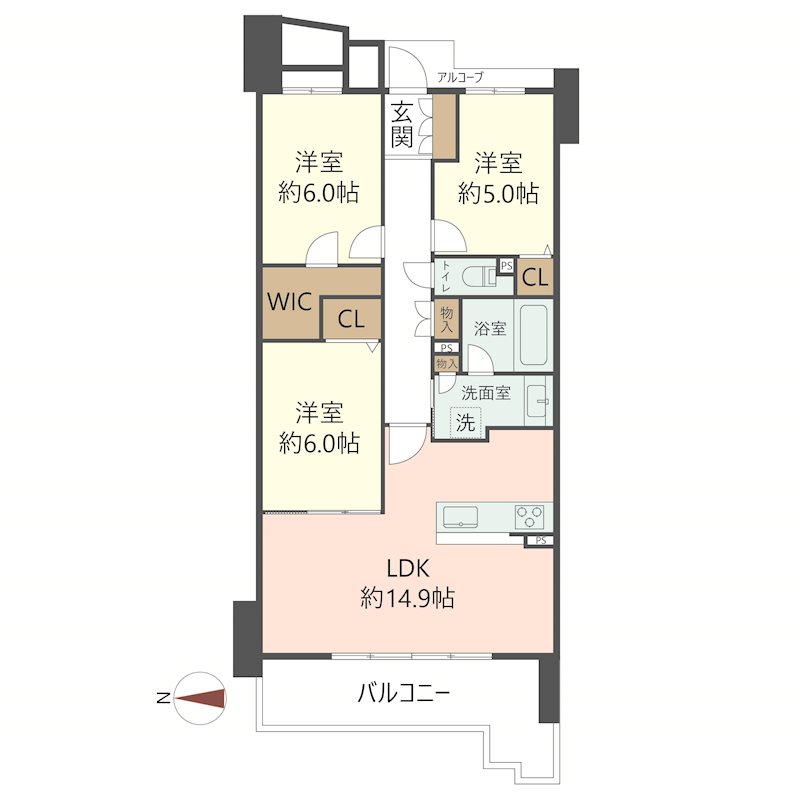 物件の間取り画像