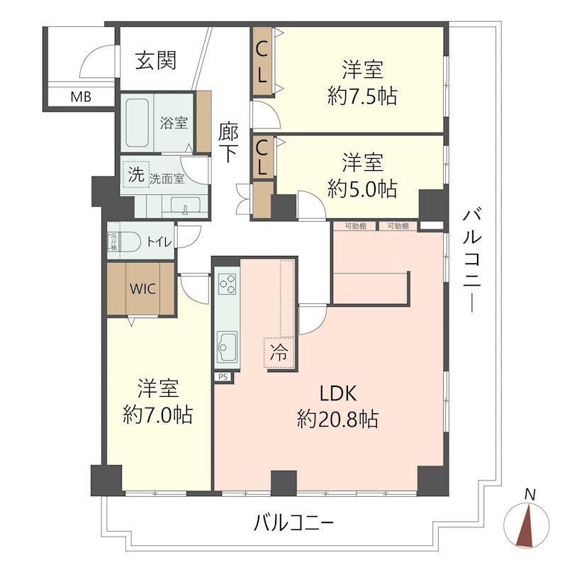 物件の間取り画像