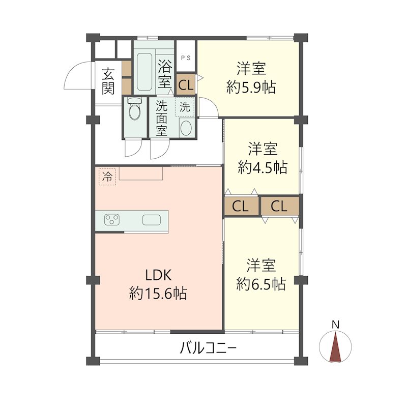 物件の間取り画像