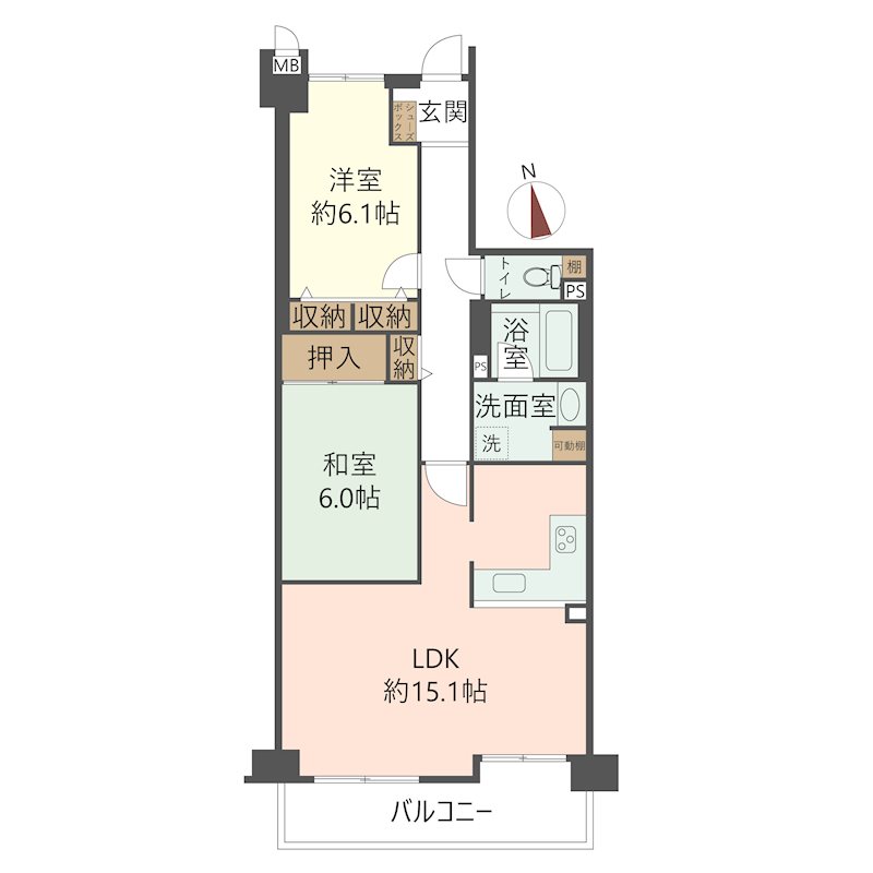 物件の間取り画像