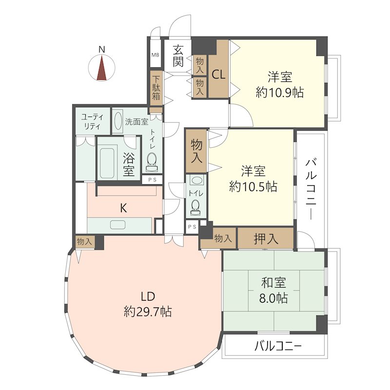 物件の間取り画像