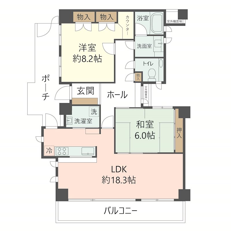 物件の間取り画像