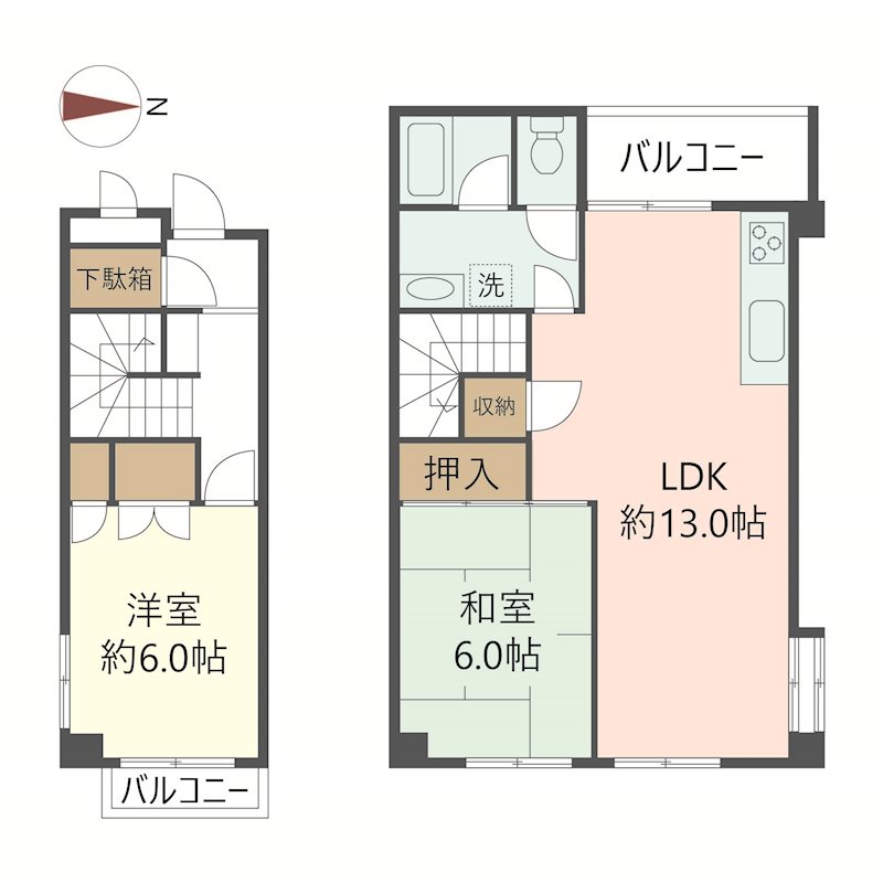 物件の間取り画像