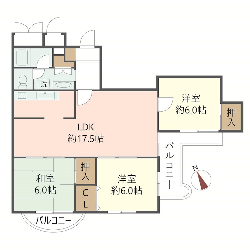 物件の間取り画像