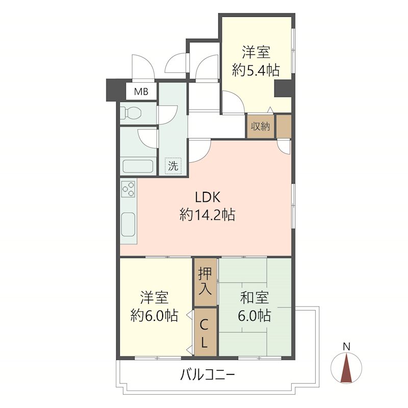 物件の間取り画像