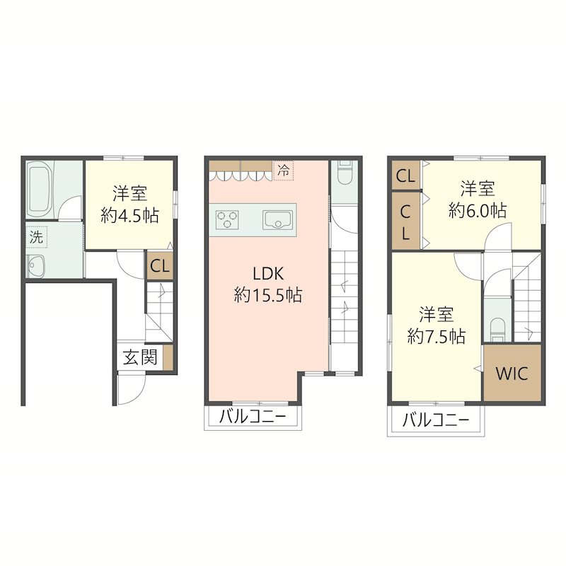 物件の間取り画像