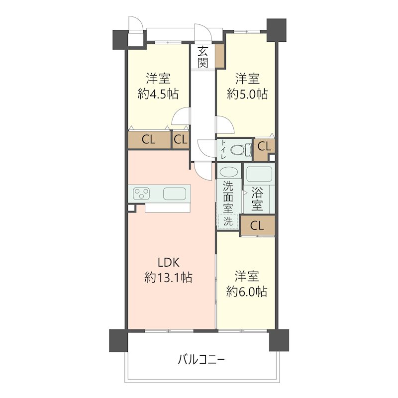 物件の間取り画像