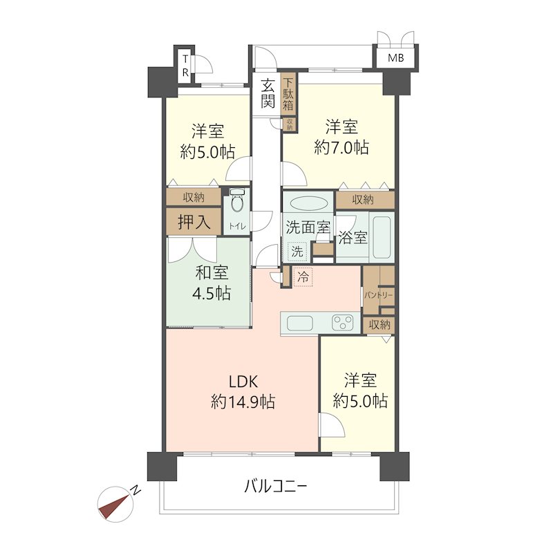 物件の間取り画像