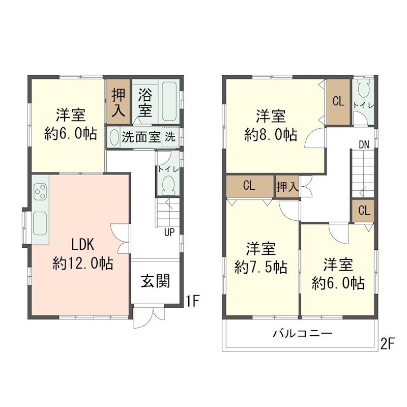 物件の間取り画像