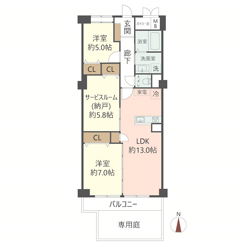 物件の間取り画像