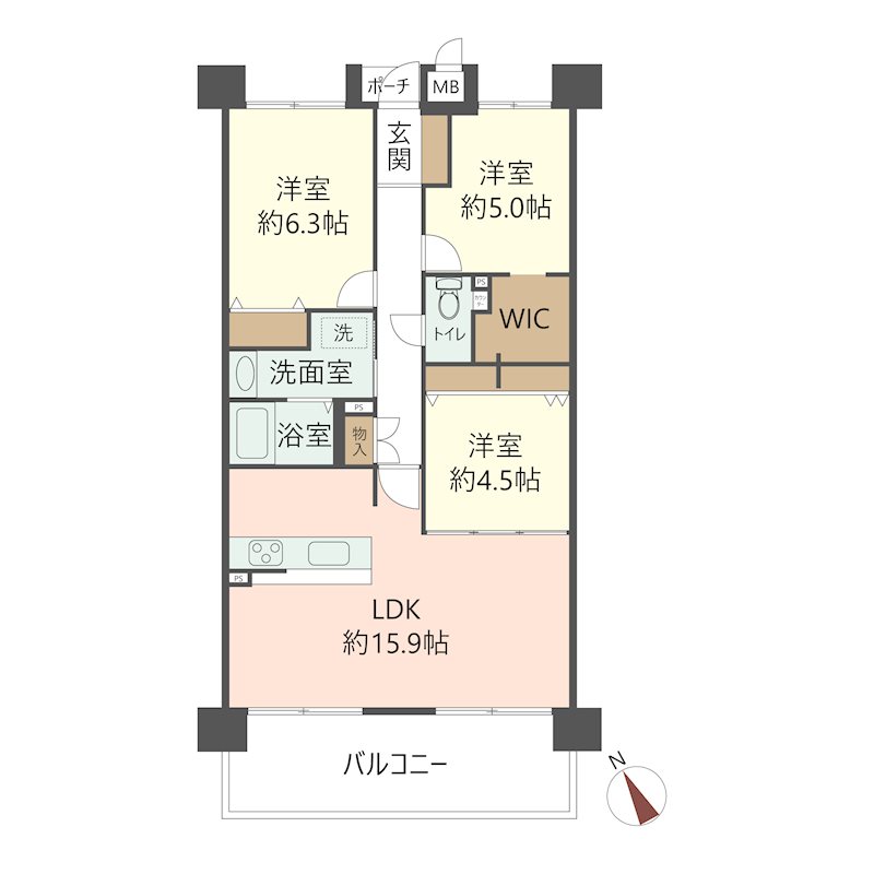 物件の間取り画像