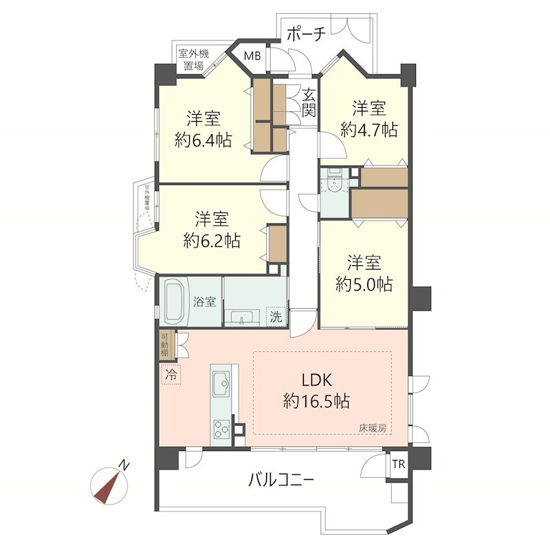 物件の間取り画像