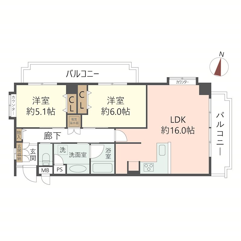 物件の間取り画像