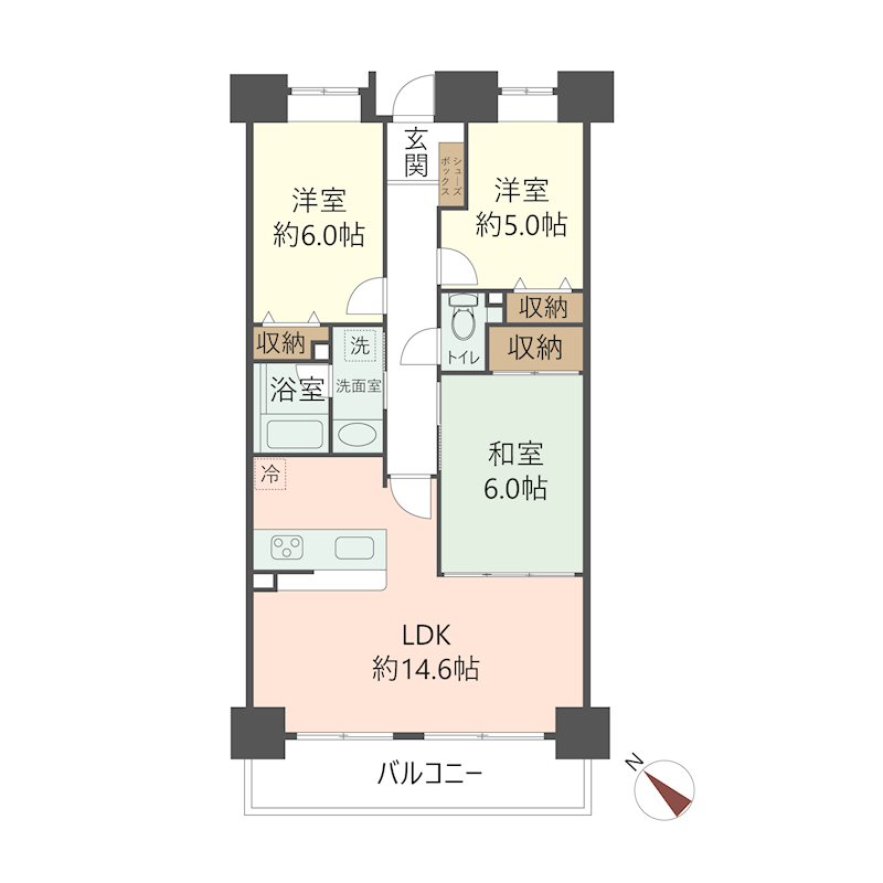 物件の間取り画像