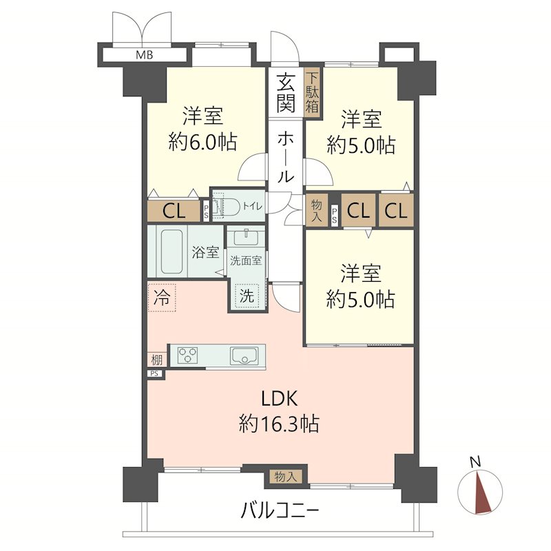 物件の間取り画像