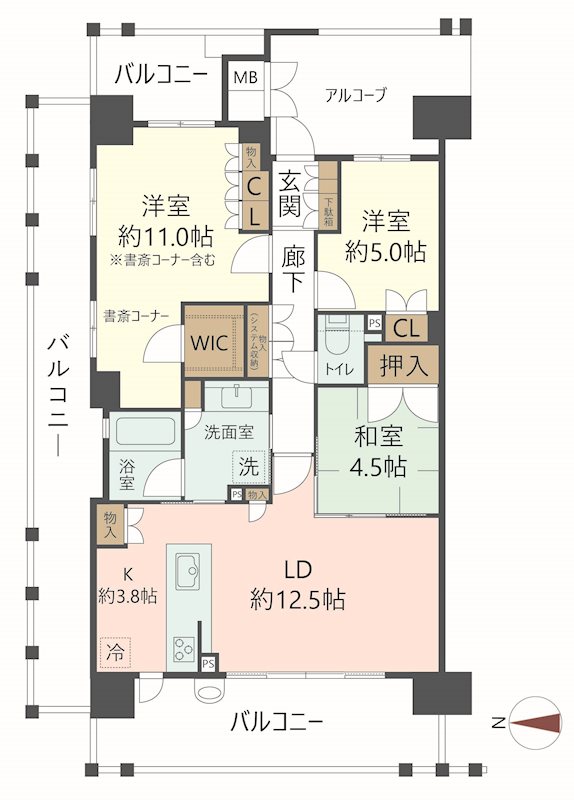 物件の間取り画像