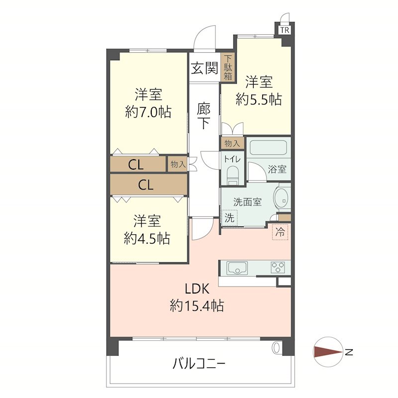 物件の間取り画像