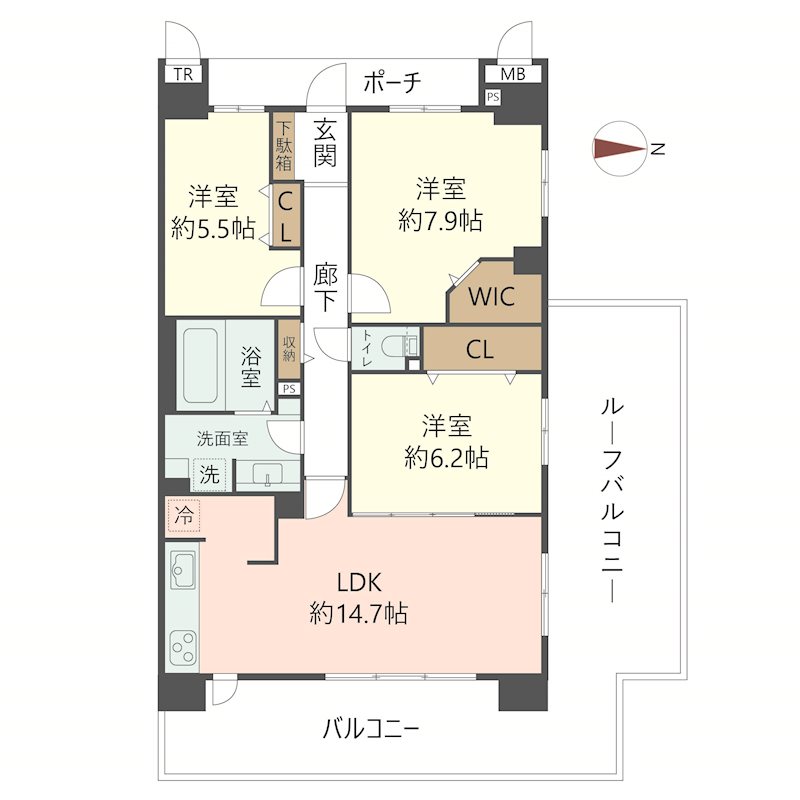 物件の間取り画像