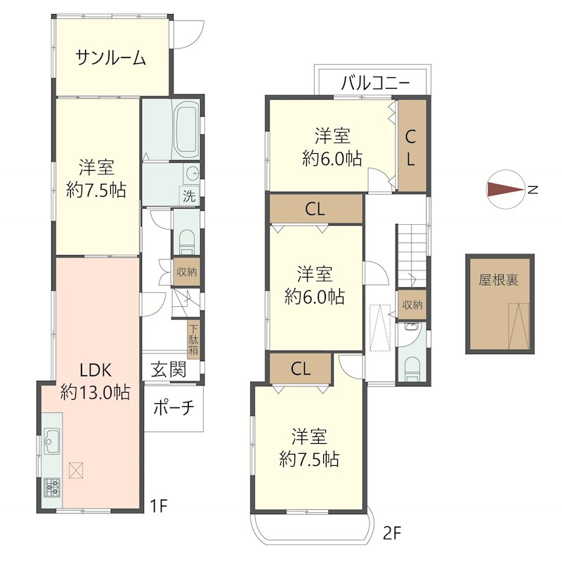 物件の間取り画像