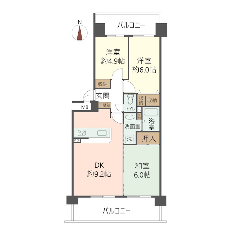 物件の間取り画像