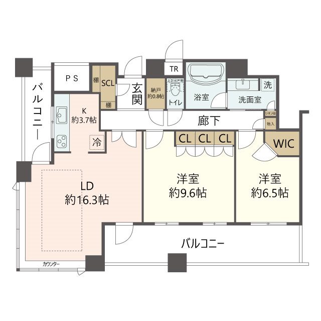 物件の間取り画像