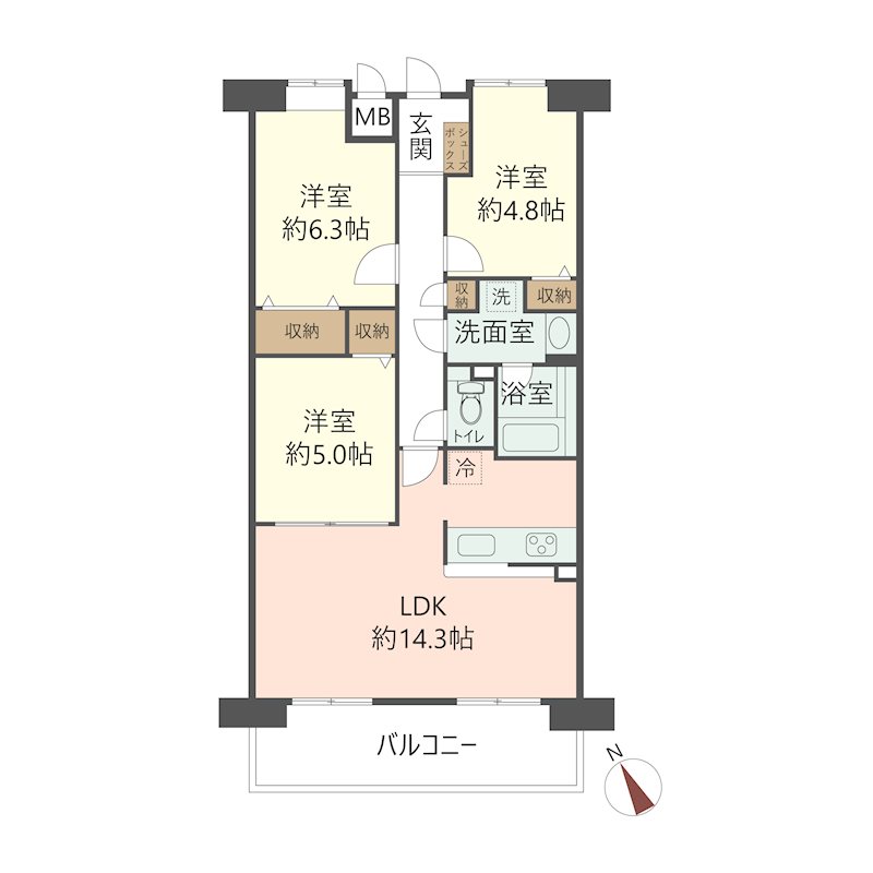 物件の間取り画像