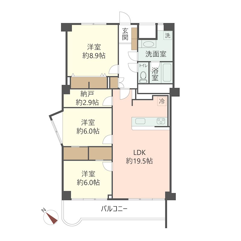 物件の間取り画像