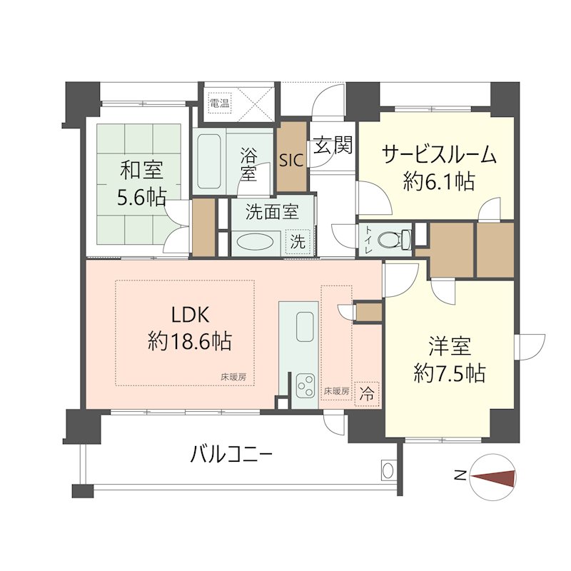 物件の間取り画像