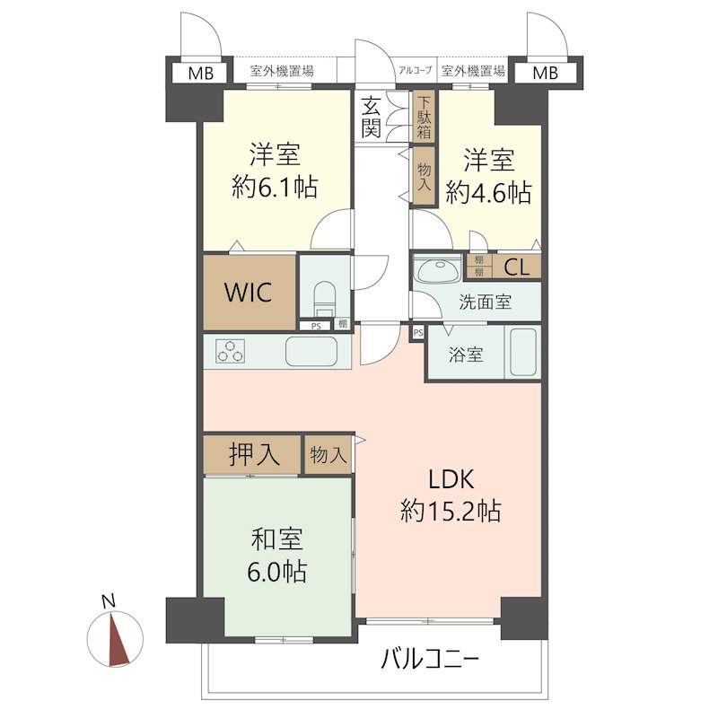 物件の間取り画像