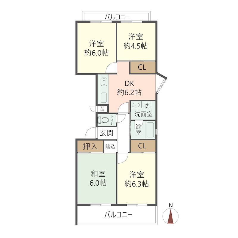 物件の間取り画像