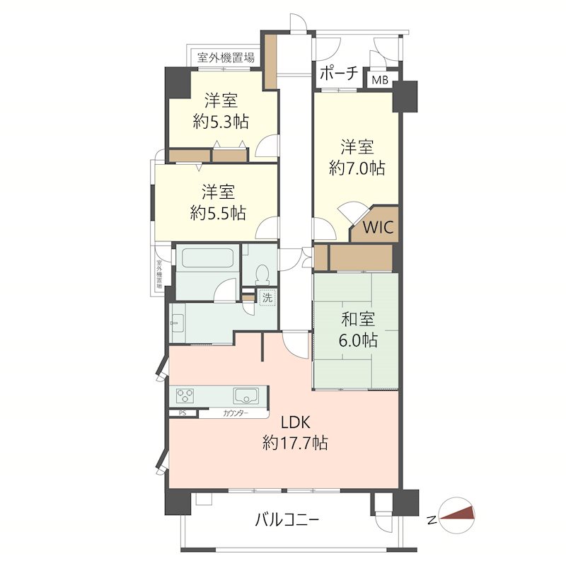 物件の間取り画像