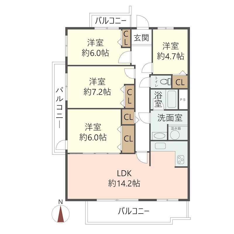 物件の間取り画像