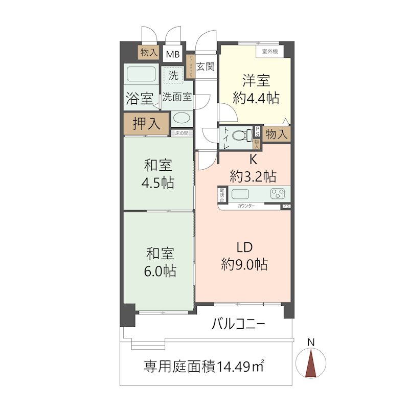 物件の間取り画像