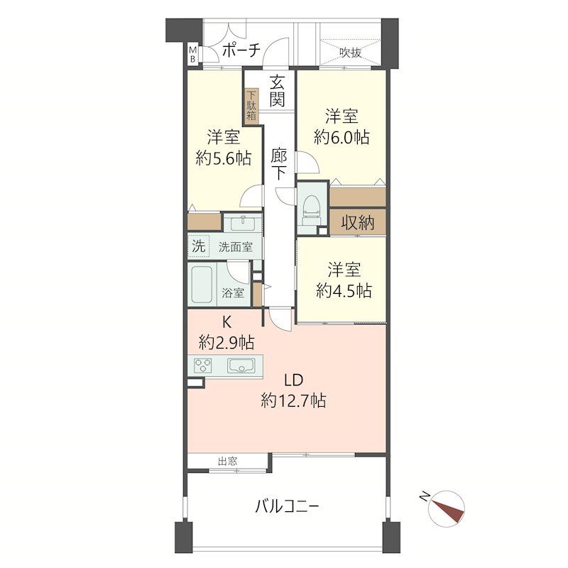 物件の間取り画像