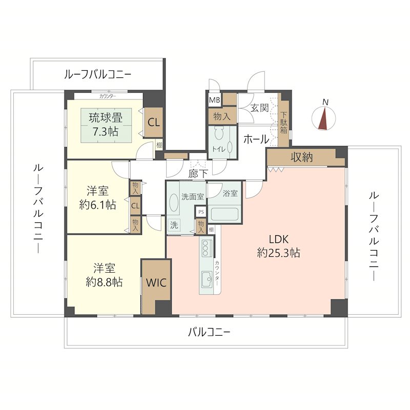 物件の間取り画像