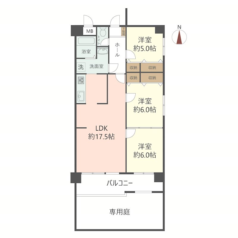 物件の間取り画像