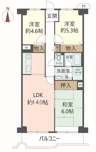 物件の間取り画像