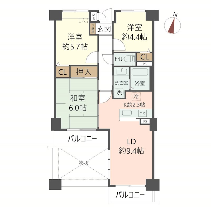 物件の間取り画像