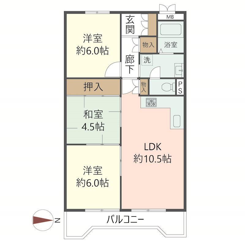 物件の間取り画像