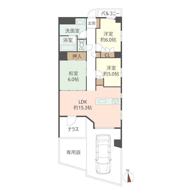 物件の間取り画像