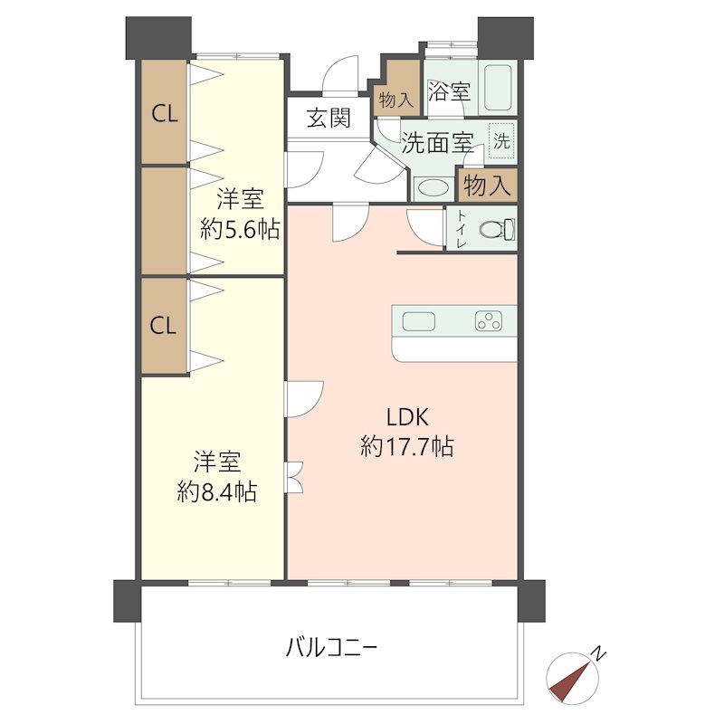 物件の間取り画像