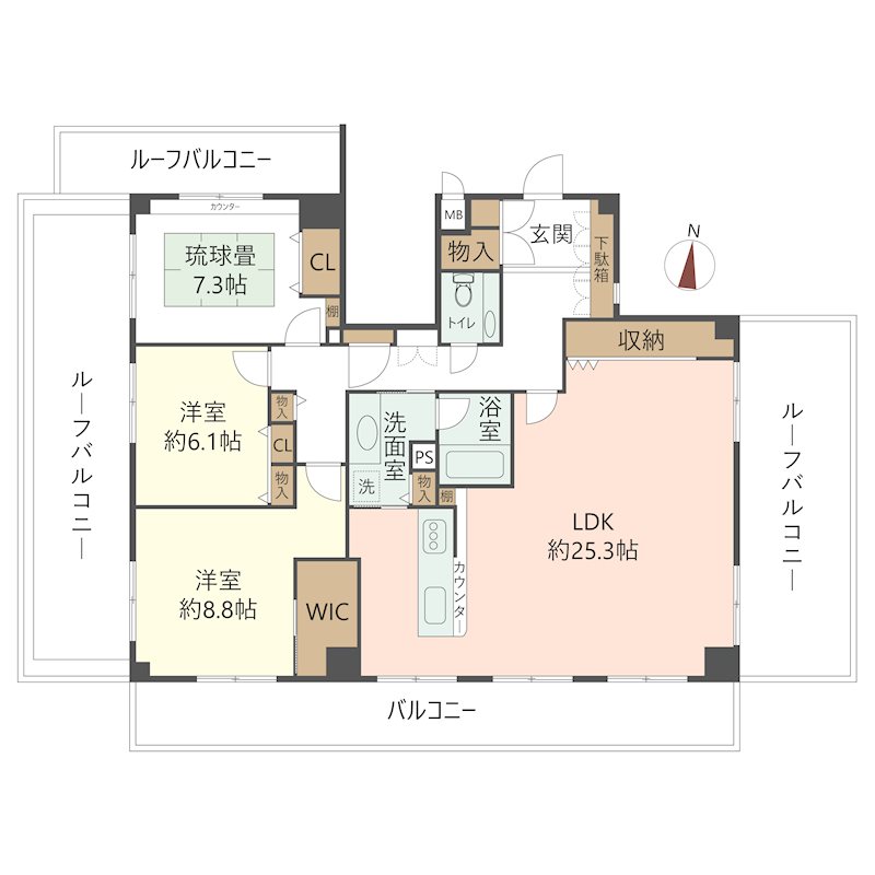 物件の間取り画像