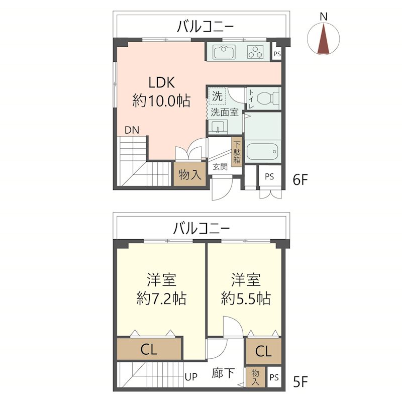 物件の間取り画像