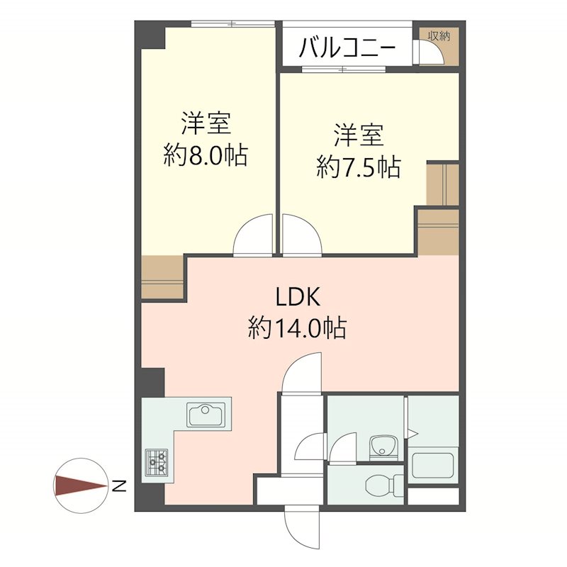 物件の間取り画像