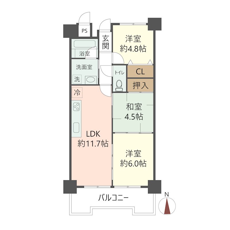 物件の間取り画像